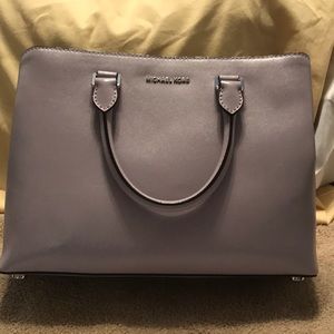 Michael Kors large lilac savannah satchel